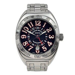 Franck Muller Automatic 40mm Black 2000WW GMT Date Transamerica Worldwide Men's
